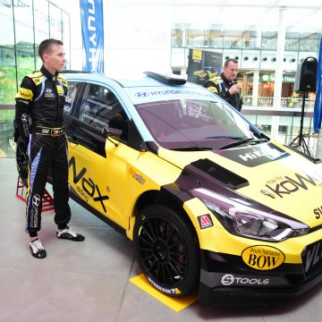 Rally speciál Hyundai i20 R5 byl odhalen v ostravském obchodním centru Forum Nová Karolina!
