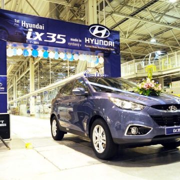 Zahájení sériové výroby modelu Hyundai ix35 v závodě HMMC