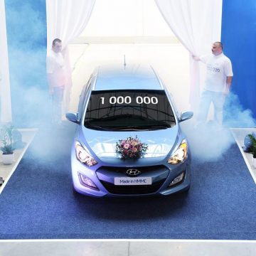 Milionté auto, vyrobené v závodě HMMC v Nošovicích!