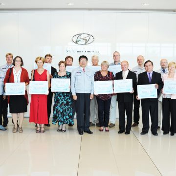 Nošovický závod Hyundai rozděloval příspěvky v rámci programu „Dobrý soused“
