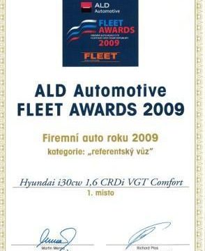 Hyundai i30cw se stal firemním autem roku 2009