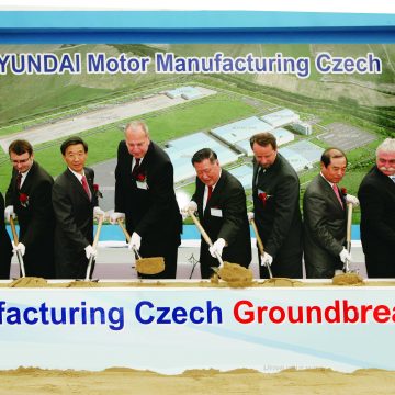 STAVBA ZÁVODU HYUNDAI V NOŠOVICÍCH BYLA SLAVNOSTNĚ ZAHÁJENA