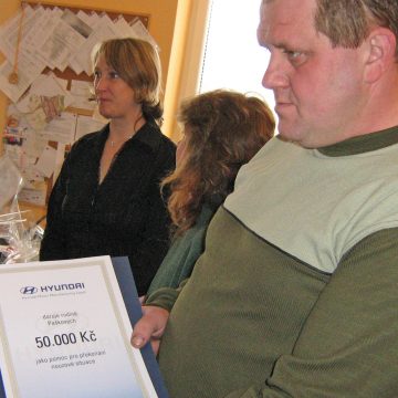 FINANČNÍ POMOC MANŽELŮM PAŠKOVÝM Z DOBRÉ