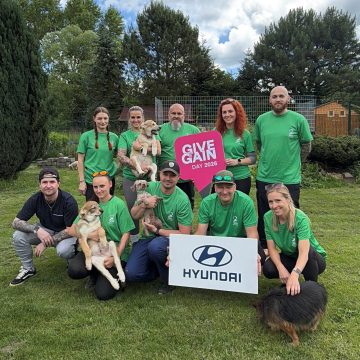 Give & Gain Day: we helped the dogs together